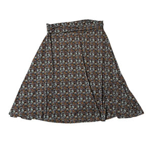 LuLaRoe Azure Skirt Abstract Boho Floral Design Size Women's XL